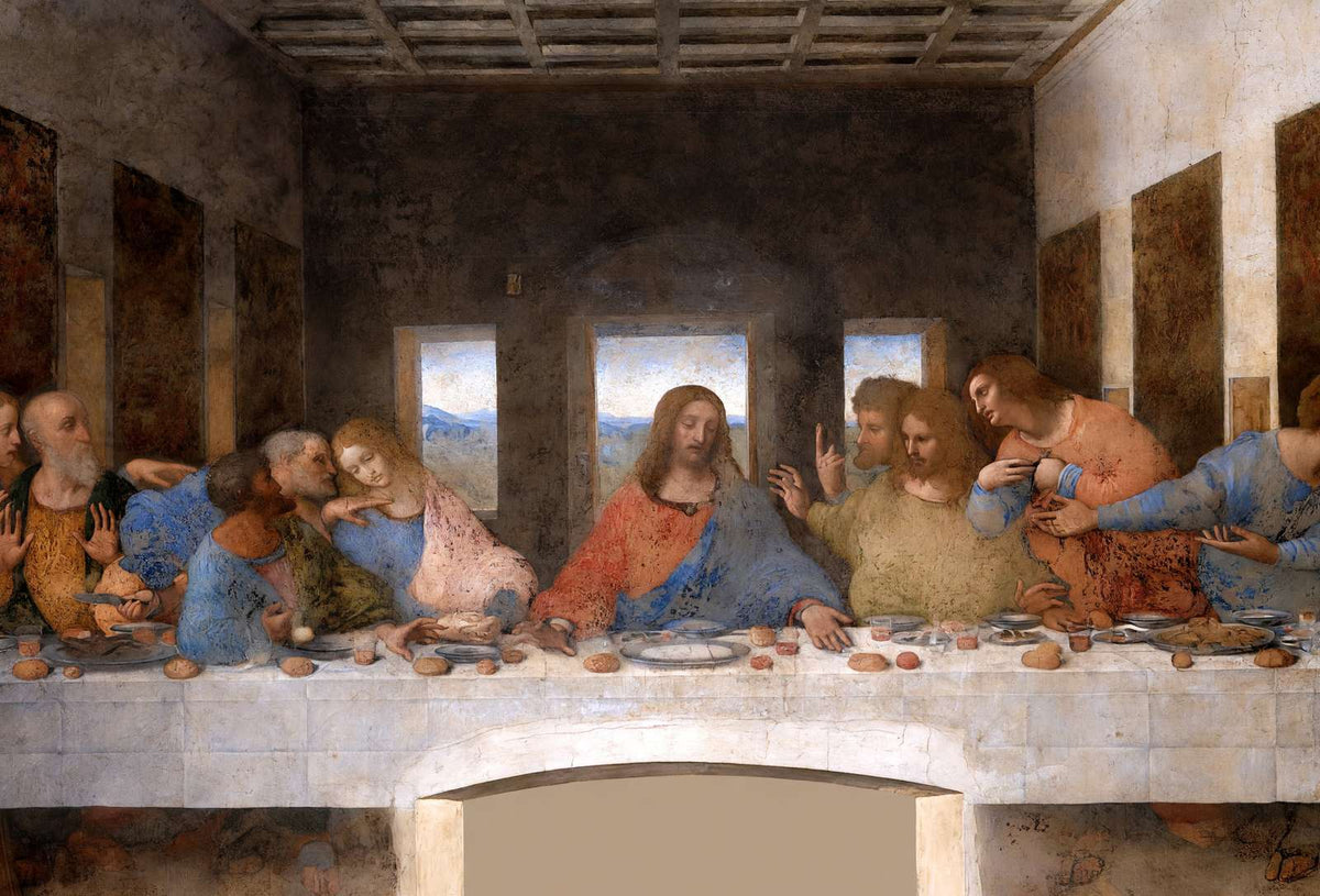 The Last Supper 1495 Painting by Leonardo da Vinci Art Print (6 Sizes)