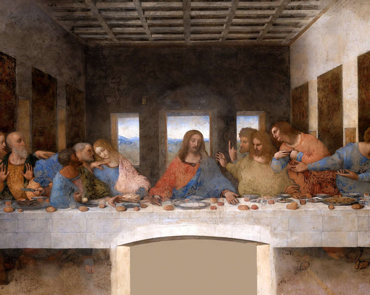 The Last Supper art print by Leonardo da Vinci (1495)