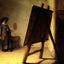 The Artist in His Studio 1628 Painting by Rembrandt Art Print (6 Sizes)