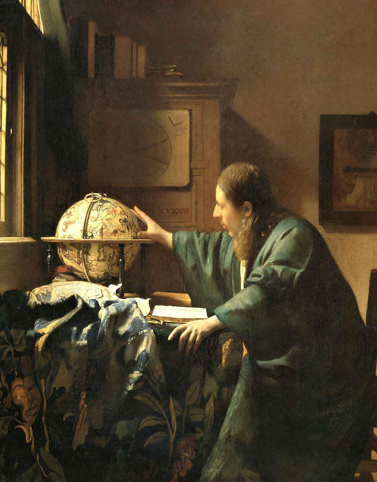 The Astronomer Fine Art Print 1668 Painting by Johannes Vermeer (6 Sizes)