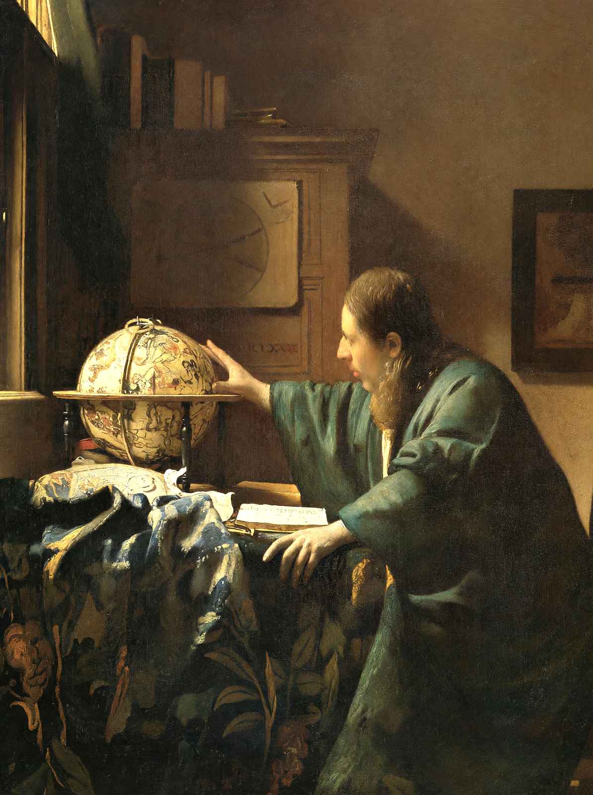 The Astronomer Fine Art Print 1668 Painting by Johannes Vermeer (6 Sizes)