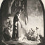 The Raising of Lazarus Fine Art Print 1630 Drawing by Rembrandt (6 Sizes)