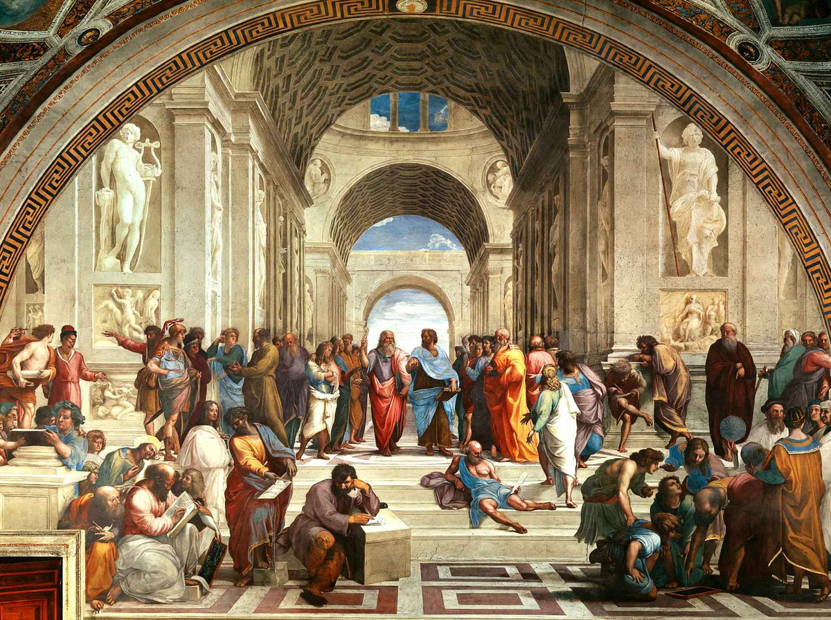 The School of Athens 1511 Painting by Raphael Fine Art Print (6 Sizes)