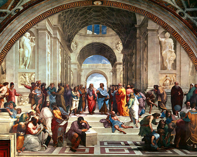 The School of Athens Painting by Raphael 8x10" Art Print (Archival Paper)