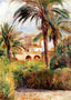 The Test Garden in Algiers Art Print 1882 by Pierre-Auguste Renoir (6 Sizes)