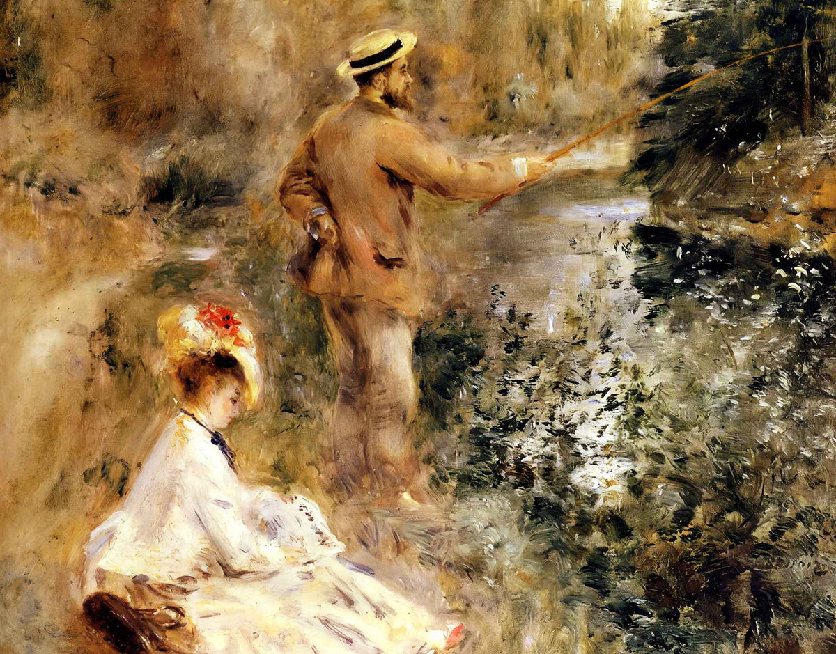 The Fisherman Art Print 1874 Painting by Pierre-Auguste Renoir (6 Sizes)