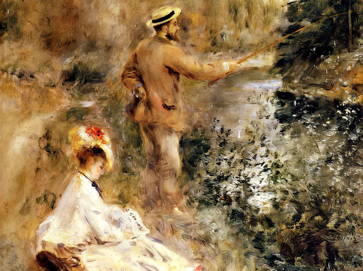 The Fisherman Art Print 1874 Painting by Pierre-Auguste Renoir (6 Sizes)