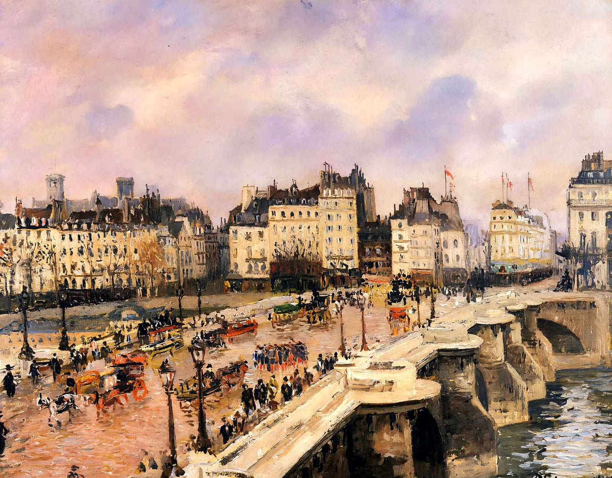 The Pont Neuf 1902 Painting by Camille Pissarro Fine Art Print (6 Sizes)