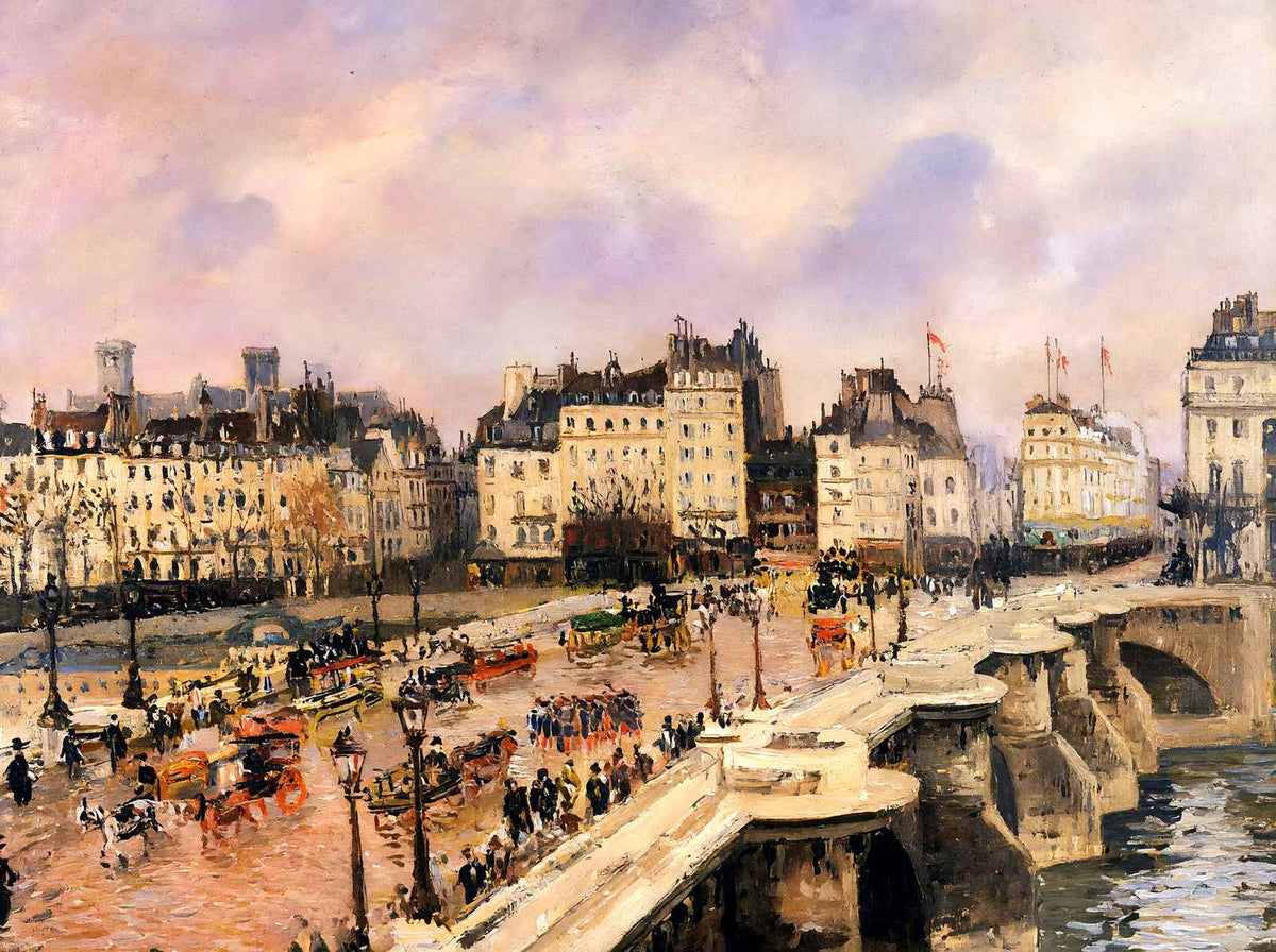 The Pont Neuf 1902 Painting by Camille Pissarro Fine Art Print (6 Sizes)