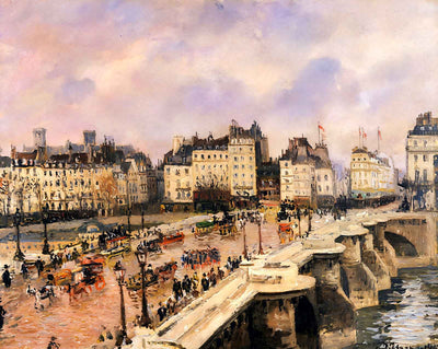 The Pont Neuf art print by Camille Pissarro (1902)