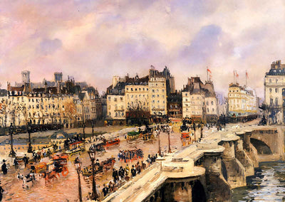 The Pont Neuf 1902 Painting by Camille Pissarro Fine Art Print (6 Sizes)