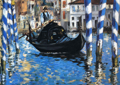 The Grand Canal of Venice (Blue Venice) 1875 by Manet Art Print (6 Sizes)