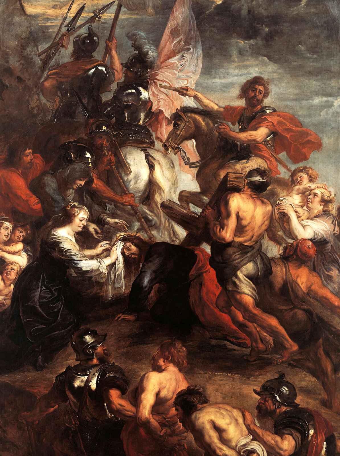 The Road to Calvary Art Print 1637 Painting by Peter Paul Rubens (6 Sizes)