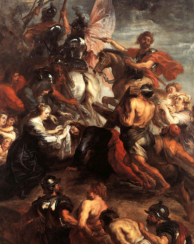 The Road to Calvary painting by Peter Paul Rubens (1637)