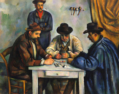 The Card Players (1892) art print by Paul Cezanne (1892)