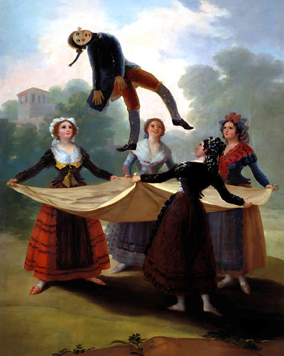The Straw Manikin Painting by Francisco Goya 8x10" Art Print (Archival Paper)