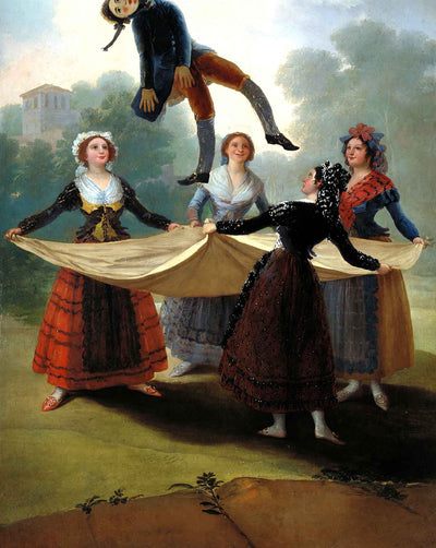 The Straw Manikin art print by Francisco Goya (1792)