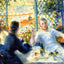 The Canoeist's Luncheon Art Print 1880 by Pierre-Auguste Renoir (6 Sizes)