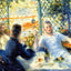 The Canoeist's Luncheon art print by Pierre-Auguste Renoir (1880)