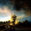 The Stone Bridge painting by Rembrandt (1637)