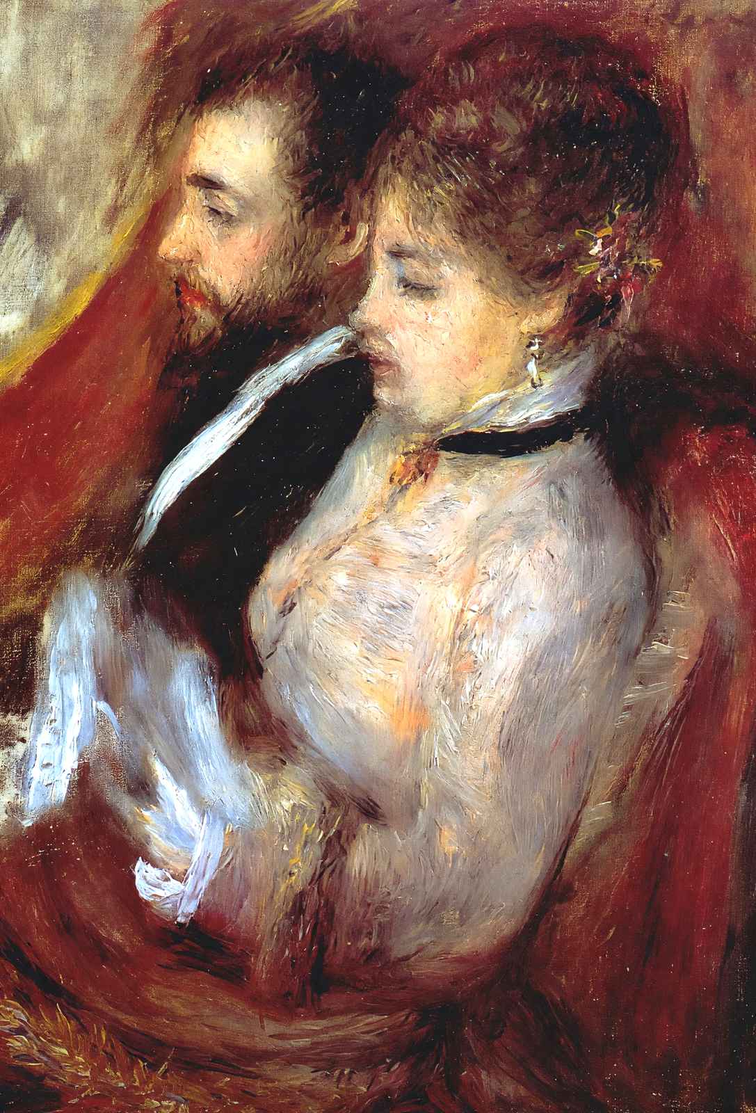 The Little Theater Box 1874 by Pierre-Auguste Renoir Art Print (6 Sizes)