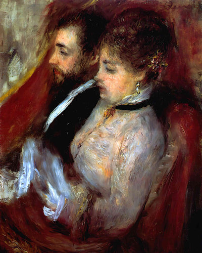 The Little Theater Box Painting by Pierre-Auguste Renoir 8x10" Art Print