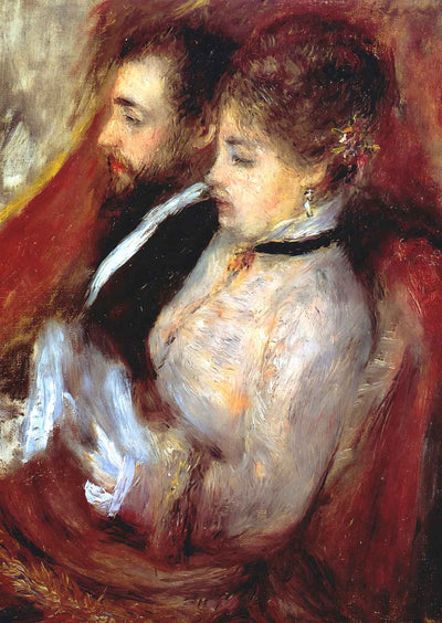 The Little Theater Box 1874 by Pierre-Auguste Renoir Art Print (6 Sizes)