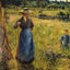 The Tedder art print by Camille Pissarro (1884)