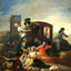 The Crockery Vendor art print by Francisco Goya (1779)