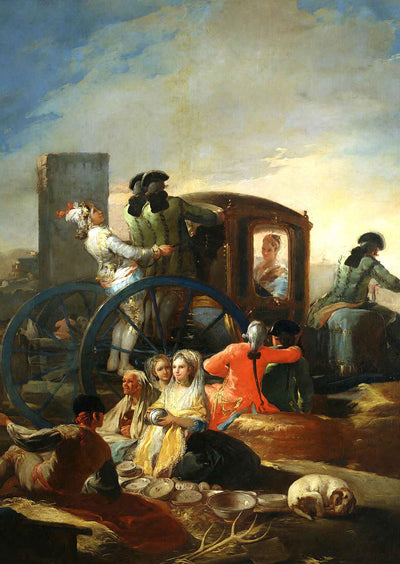 The Crockery Vendor 1779 Painting by Francisco Goya Fine Art Print (6 Sizes)