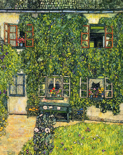 The House of Guardaboschi fine art print by Gustav Klimt (1912)
