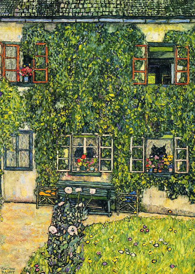 The House of Guardaboschi Art Print 1912 Painting by Gustav Klimt (6 Sizes)