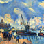 The Seine at Bercy 1878 Painting by Paul Cezanne Art Print (6 Sizes) - Enhanced