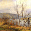 Banks of the Oise, Pontoise (Also Known As Man Fishing) 1878 Art Print (6 Sizes)