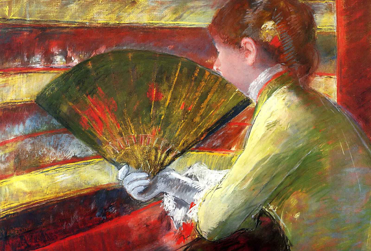 Theater Fine Art Print 1879 Painting by Mary Cassatt (6 Sizes)
