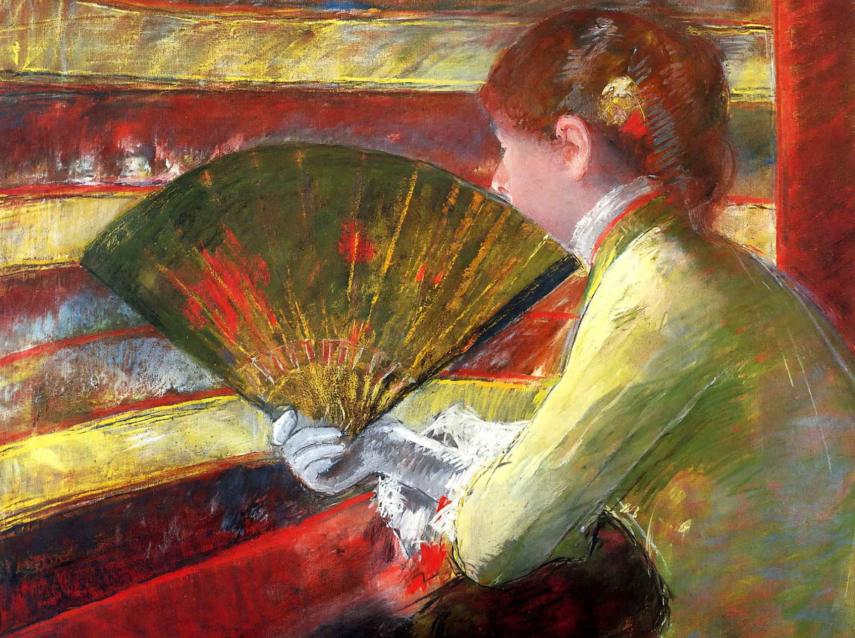 Theater Fine Art Print 1879 Painting by Mary Cassatt (6 Sizes)