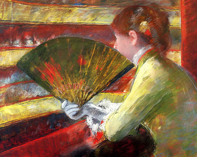Theater art print by Mary Cassatt (1879)