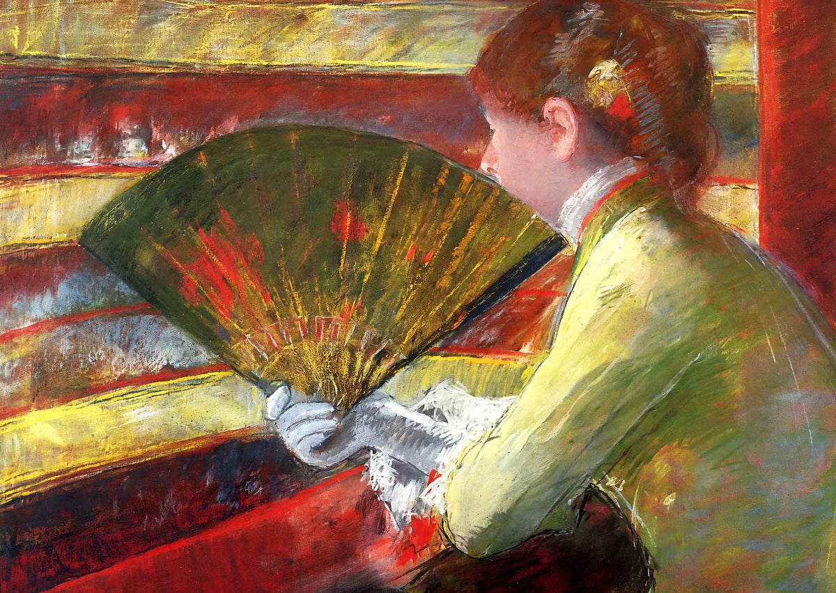 Theater Fine Art Print 1879 Painting by Mary Cassatt (6 Sizes)