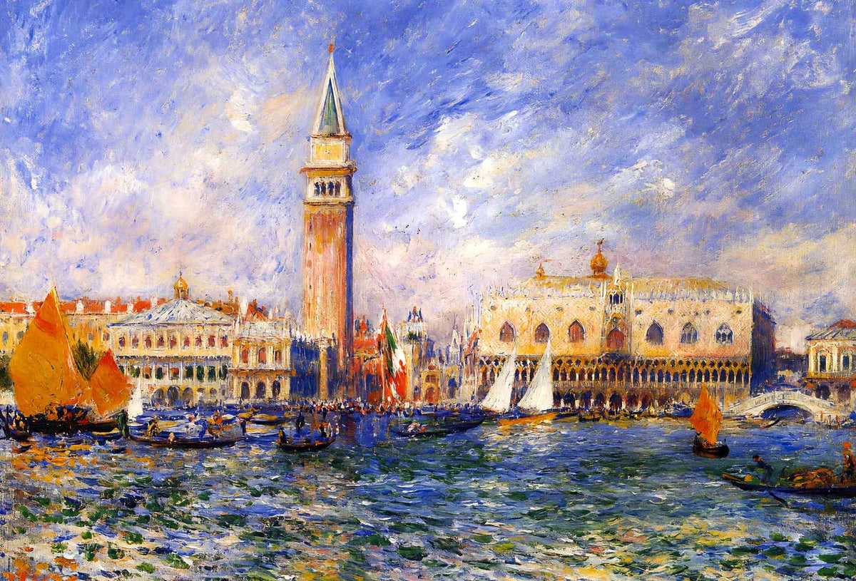 The Doges' Palace Art Print 1881 Painting by Pierre-Auguste Renoir (6 Sizes)