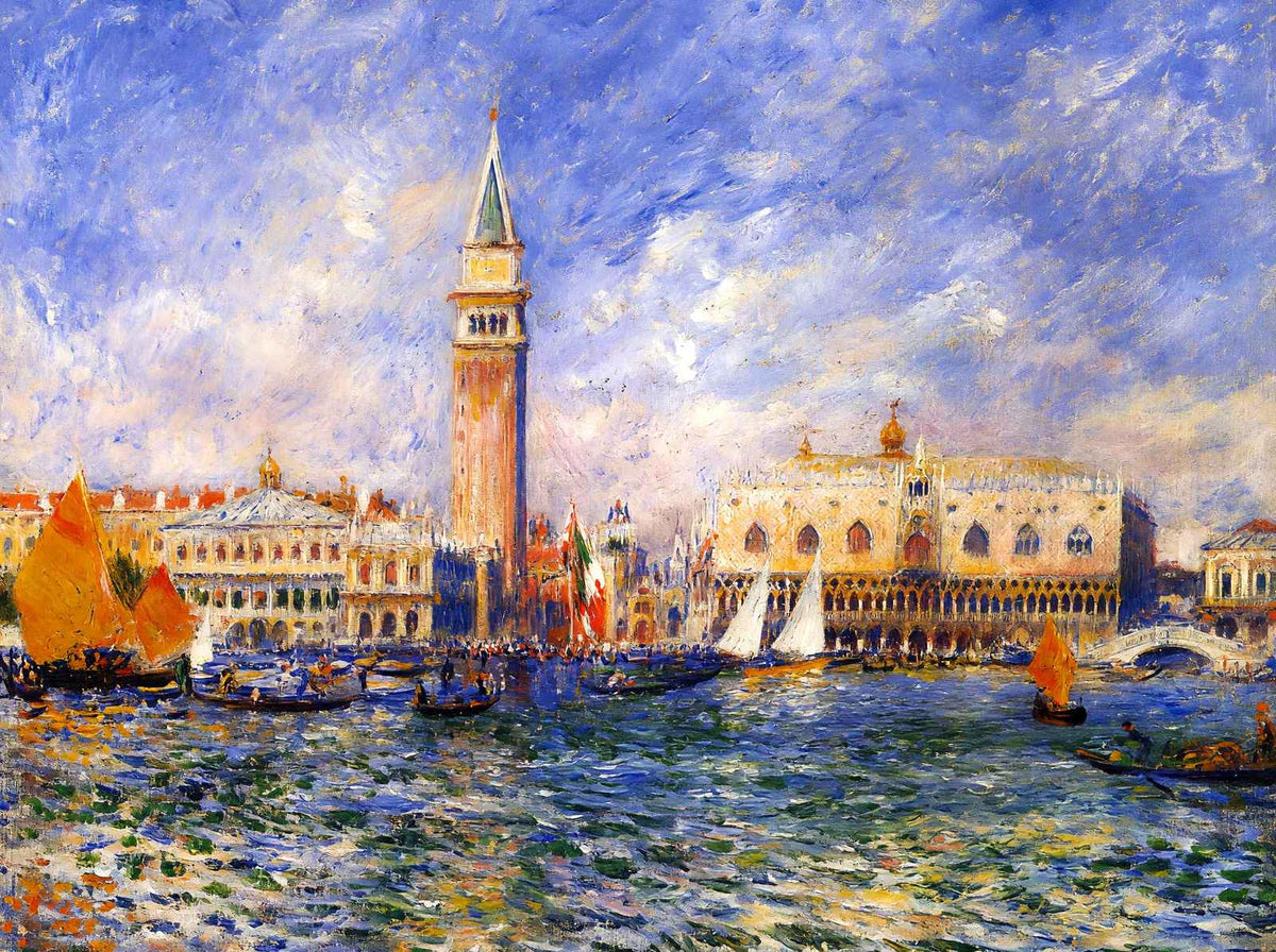 The Doges' Palace Art Print 1881 Painting by Pierre-Auguste Renoir (6 Sizes)