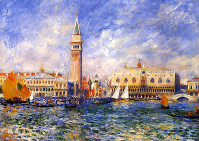 The Doges' Palace Art Print 1881 Painting by Pierre-Auguste Renoir (6 Sizes)
