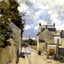 The Street of Hermitage, Pontoise 1874 by Camille Pissarro Art Print (6 Sizes)