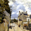 The Street of Hermitage, Pontoise 1874 by Camille Pissarro Art Print (6 Sizes)