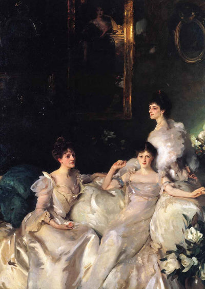 The Wyndham Sisters 1899 Painting by John Singer Sargent Art Print (6 Sizes)