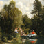 The Fairies Pond Art Print 1866 Painting by Pierre-Auguste Renoir (6 Sizes)