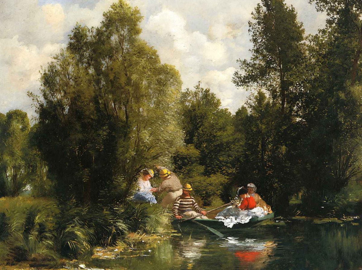 The Fairies Pond Art Print 1866 Painting by Pierre-Auguste Renoir (6 Sizes)
