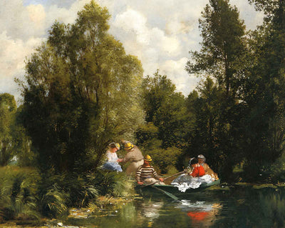 The Fairies Pond art print by Pierre-Auguste Renoir (1866)