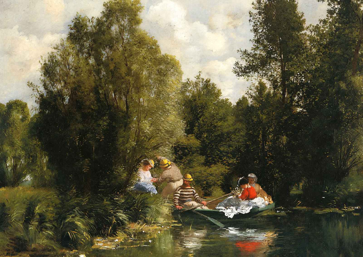 The Fairies Pond Art Print 1866 Painting by Pierre-Auguste Renoir (6 Sizes)