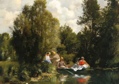 The Fairies Pond Art Print 1866 Painting by Pierre-Auguste Renoir (6 Sizes)