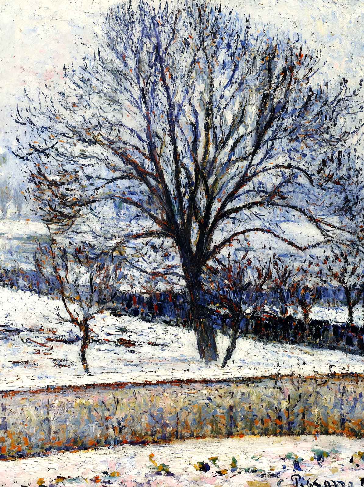The Thaw, Eragny 1893 Painting by Camille Pissarro Art Print (6 Sizes)